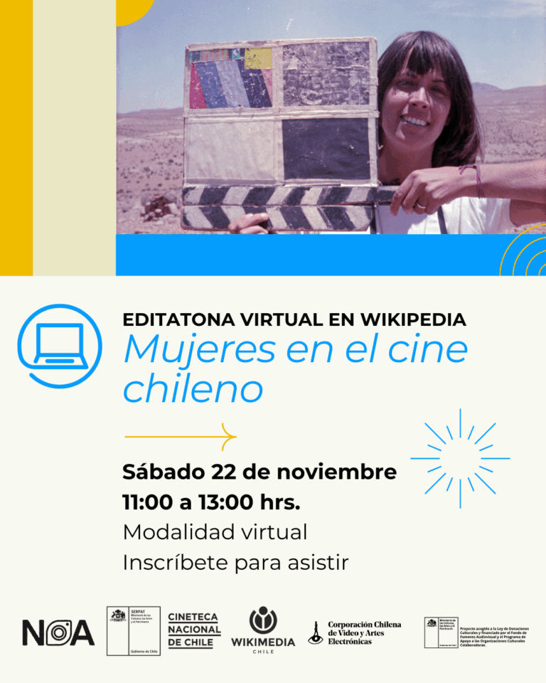 Editatona virtual en Wikipedia: Mujeres en el cine chileno
