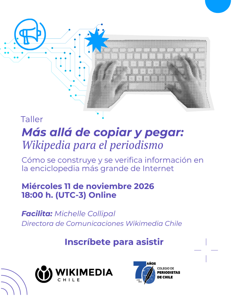 Taller virtual: Wikipedia para el periodismo