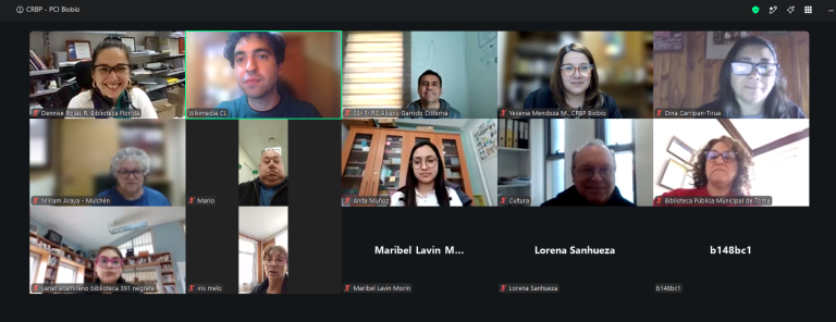 Más de 50 profesionales de bibliotecas públicas ya participan en capacitaciones de Wikimedia Chile